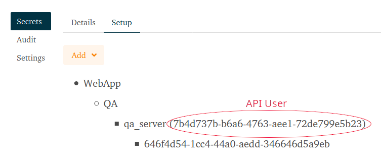 Finding the API user id.